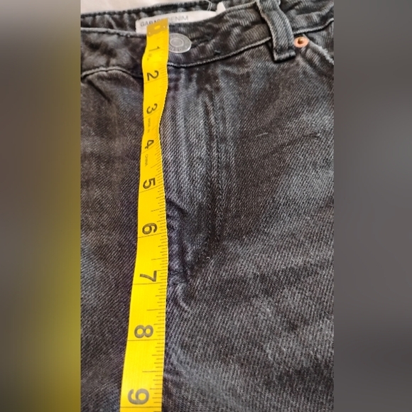 Garage 90's Straight | Washed Black Wide Leg Jeans | Size 25 - Picture 6 of 13
